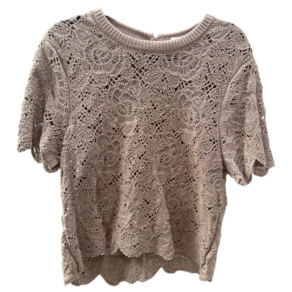Abercrombie & Fitch Lace Blouse - Tan